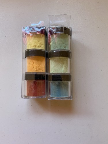 Seth Apter Baked Velvet- Lime, Dusk, Aegean Sea, Maize, Sedona, Crimson Used - Picture 2 of 2