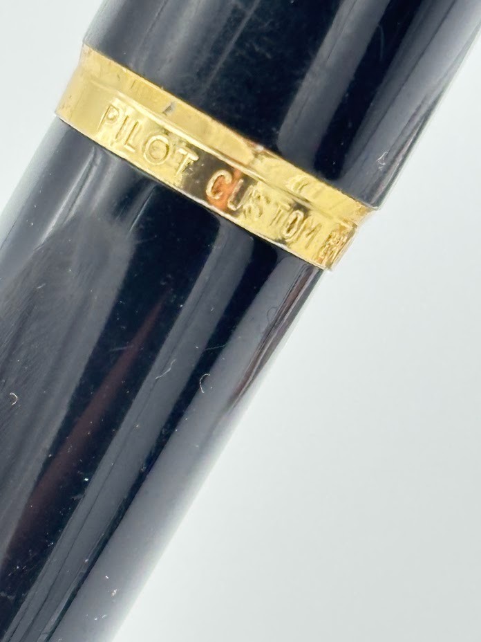 Vintage Pilot Custom Grandee Fountain Pen M 14K Gold Nib Black