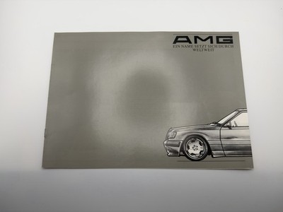 Pre Merger AMG Broschure Catalog Prospekt Hammer M117 Widebody W201 W126 W126