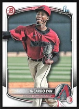 2025 Bowman #BP-31 Ricardo Yan Prospects Arizona Diamondbacks 1st Topps