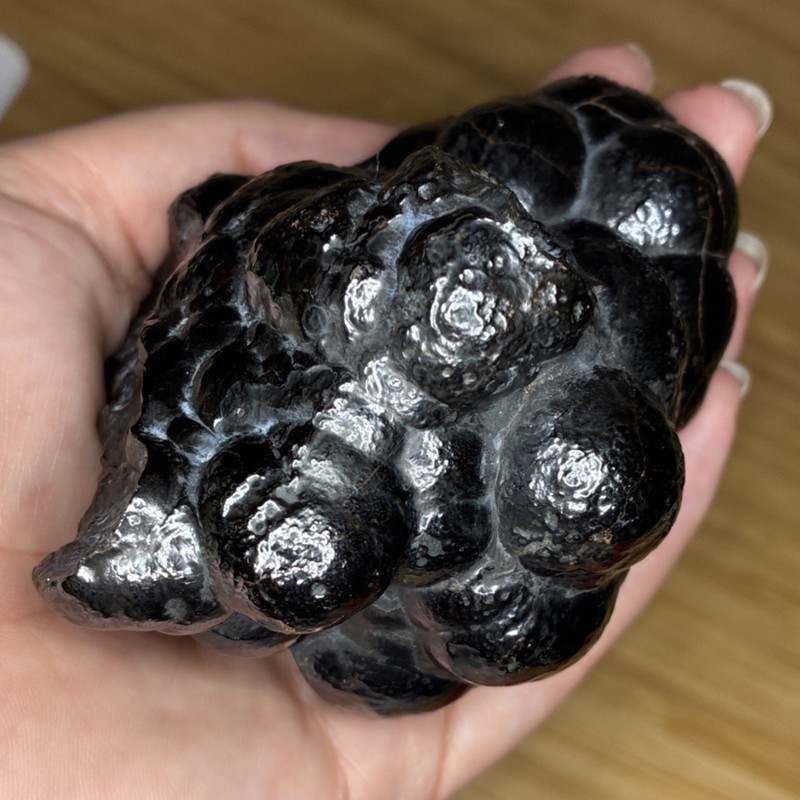 Botryoidal Hematite Mineral Specimen Black Natural Rough 