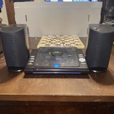 COBY CX-CD377 CD Stereo System 20W AUX AM/FM LCD Wall Mountable Tested No Remot