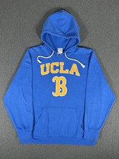 UCLA Bruins Champion Hoodie Mens Blue Embroidered Sweatshirt XL