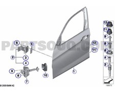 Porte arrière et accessoires BMW 728