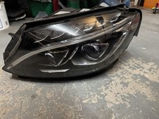 MERCEDES C-CLASS W205 C63 LED HEADLIGHT PASSENGER SIDE A2059068102 BROKEN Mounts