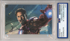 Robert Downey Jr SIGNED IRON MAN Picture PSA DNA COA Auto ENTIRE NAME SIGNATURE