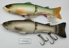 2 Lot Rare Old type deps slide swimmer 250 swimbait  fishing lure JDM rigid form