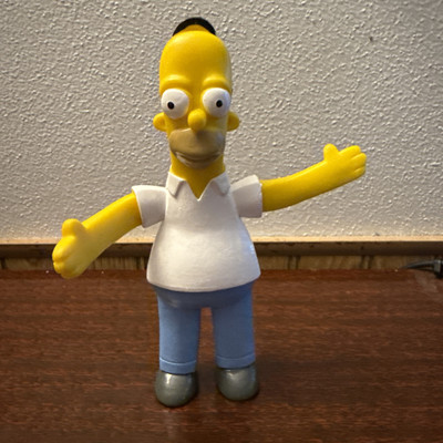 2002 Fox The Simpsons Homer 5.5'' bendy figure, Matt Groenig, NJ Croce