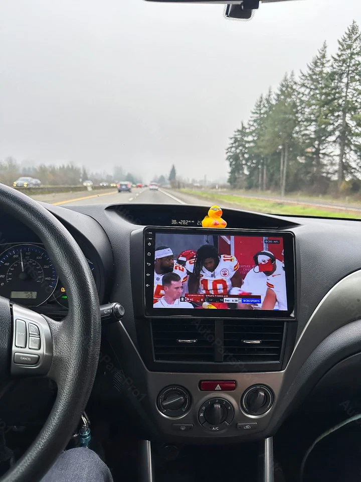 Rádio CarPlay 64G Android15 estéreo para carro Subaru Forester Impreza WRX 2008-2012 - Imagem 4 de 4