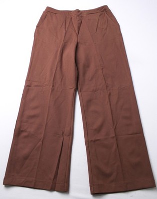 Joan Rivers Women's Regular Pull-On Ponte Trouser Pant EH6 Chocolate Large