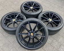 4 ORIGINAL 20" 21" ALU WINTERRÄDER PORSCHE 911 992 992601025C 992601025 SCHWARZ 
