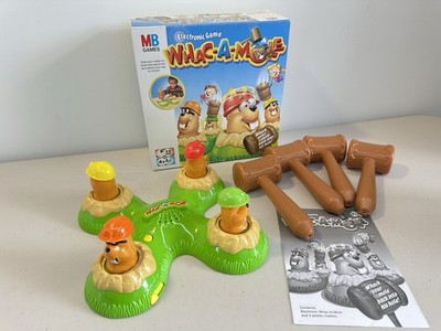Whac-A-Mole elektronisches Spiel von MB Spiele Vintage komplett Hasbro Whack Mallets