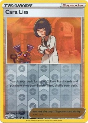 4x NM-Mint Cara Liss - 149/185 - Uncommon - Reverse Holo Pokemon Vivid Voltage