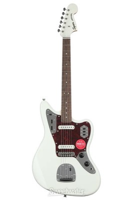 Squier Classic Vibe '60s Jaguar Electric Guitar - Olympic White, Sweetwater