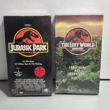 Jurassic Park VHS 1994 NEW SEALED MCA Watermark Jell-O 81409  The Lost World
