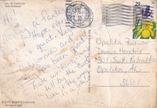 Chris Farley-ANS on a Vintage Postcard to a b...