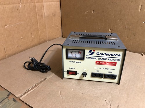 Goldsource Automatic Voltage Regulator MODEL SVC-500 110V 220V