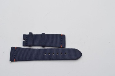 ULYSSE NARDIN STOFF ARMBAND 21MM FÜR DORNSCHLIESSE 18MM 21-18 BLAU