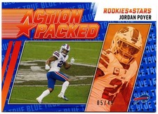 2021 Panini Rookies Stars Action Packed True Blue JORDAN POYER AP-20 #5/49 Bills