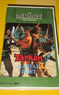 Türkische Eastern Kult Film - VHS - TARKAN - Kartal  Tibet - no Glasbox Sehr RaR