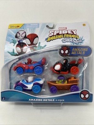 MARVEL Spidey and His Amazing Friends Amazing Metals 4 Pack NEW Waterwebs Disney