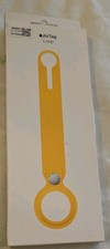 Image of Genuine Official Apple AirTag Silicone Loop - Yellow - New