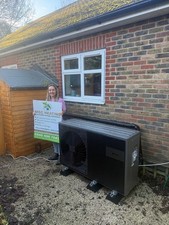 MIDEA  AIR SOURCE HEAT PUMP AND HOT WATER CYLINDER , SUPPLIED & INSTALLED