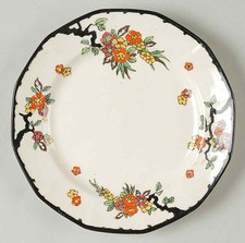 Royal Doulton Woburn Black  Luncheon Plate 56...