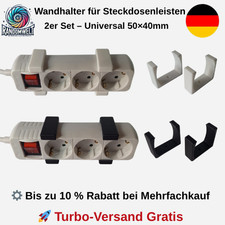 Steckdosenleisten Halter 2er Set   Wandhalter...