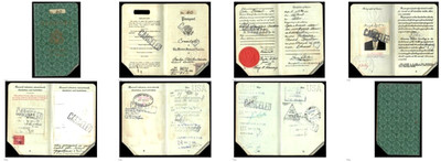 Rare  60 1949 US Passport Aruba Issued-Caribbean Visas & Cold War Restrictions