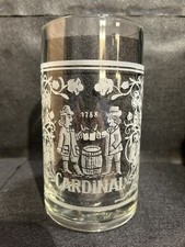 Historic Cardinal Swiss Beer Branded Glass Beer Stein - 0.5L