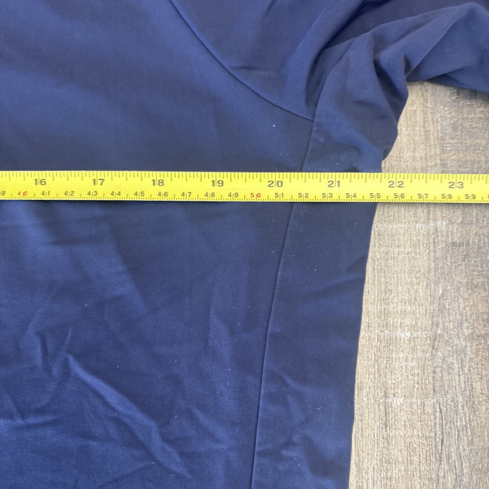 Tracksmith Performance 1/4 Zip Pullover Navy Blue… - image 7