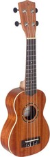 Traditional soprano ukulele with sapele top and gigbag
