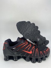 Nike Shox TL Black LT Crimson AV3595 016 Men's Size 13