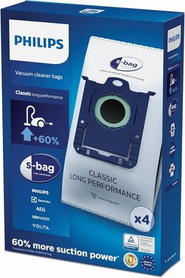 Philips Domestic Appliances FC8021/03 Einweg-Staubbeutel S-Bag Classic Long