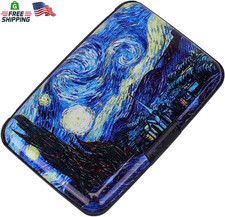 ELFISH RFID Blocking Credit Cards Holder Aluminum Wallet Metal ID Case for Men W