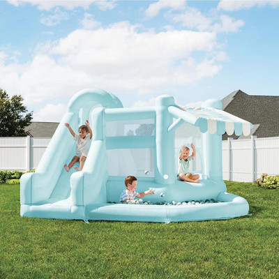 Bounce House with Canopy & Slide FREE SHIPPING