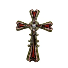 Cross large no bail for pendant 5 inches