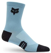 Fox Racing 6" Ranger Unisex Socks Vintage Wash Blue SM/MD
