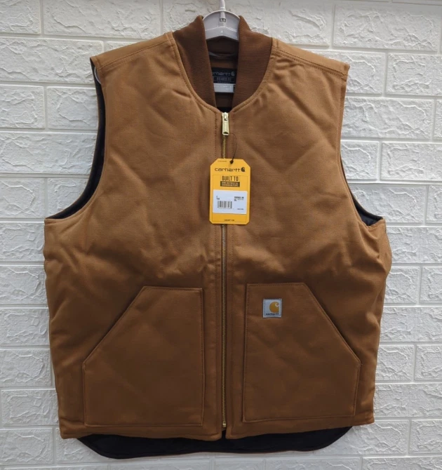 Carhartt Duck Vest In Men's Coats & Jackets for sale | eBay