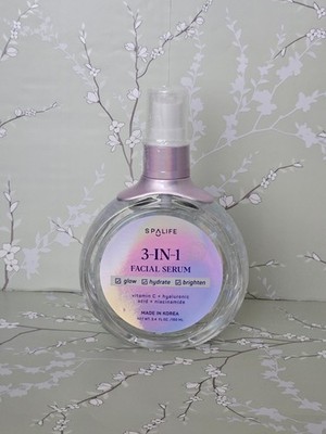 SpaLife Glow Hydrate Brighten Vitamin C Hyaluronic Niacinamide Serum 3.4 fl oz