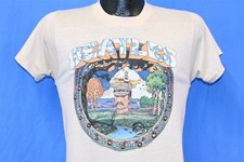vtg 70s BEATLES YELLOW SUBMARINE PSYCHEDELIC ROGER LABON JACKSON 1979 t-shirt S