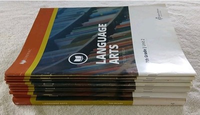 LifePac Language Arts Grade 7 Units 2-10 w/ Teachers Guide *No Unit 1