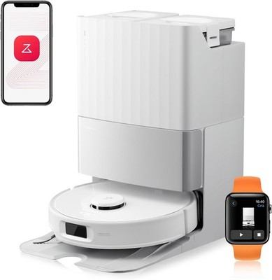 roborock Qrevo Edge S5A Saugroboter mit Wischfunktion,Dual Anti-Tangle,18500Pa