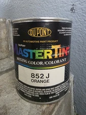 1 U.S. Quart DuPont Cromax Axalta MasterTint 852J Orange Mixing Color