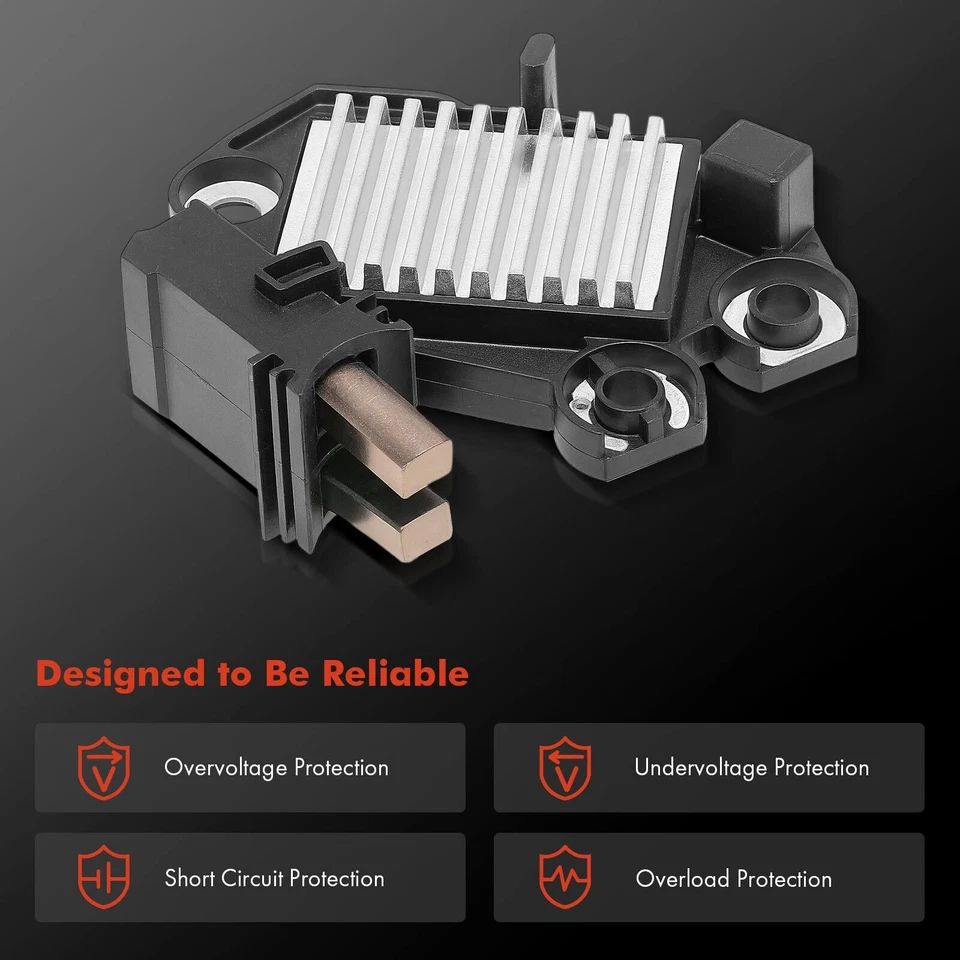 Regulador de voltaje del alternador para Volkswagen Touareg Porsche Cayenne 2010 14,3 V Foto 4 de 4