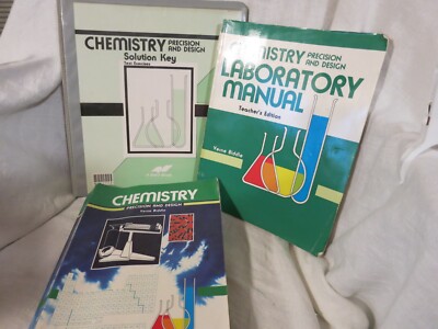 Abeka Chemistry Precision & Design Textbook & Teacher's Lab Manual Solution Key