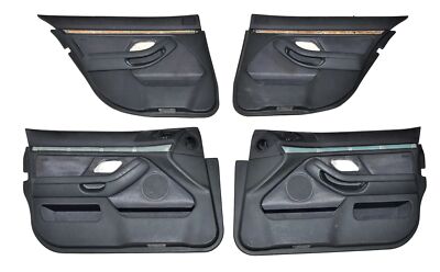 BMW E39 Türpappen Türverkleidung Stoff Headline/ Anthrazit (G3AT) Rollo M Packet