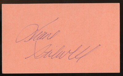 #ad #ad Diane Stillwell signed autograph 3x5 Cut American Actress Earth Girls Are Easy $25.00