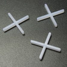 Tile Spacers (x 500) 3mm Tiling Space Cross Grout Line  Grouting